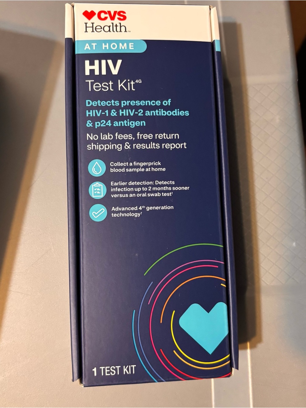 CVS Health At Home HIV Test Kit - expiration 10-31-2026